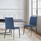Armen Living Lyon Blue Fabric and Metal Dining Room Chairs, PK2 LCLYSIBLUE - alternate 4